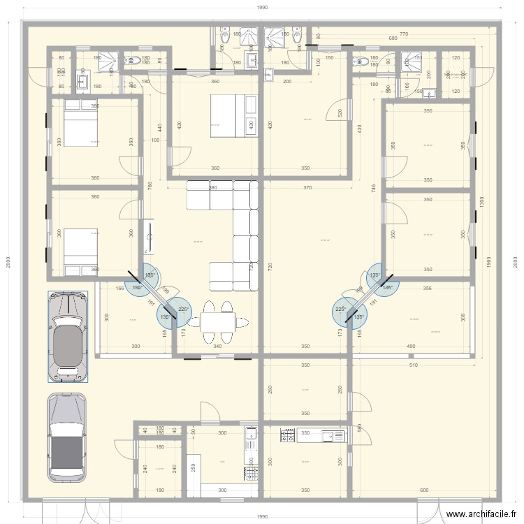 Villa A Louer Lilas Type v20161015. Plan de 0 pièce et 0 m2