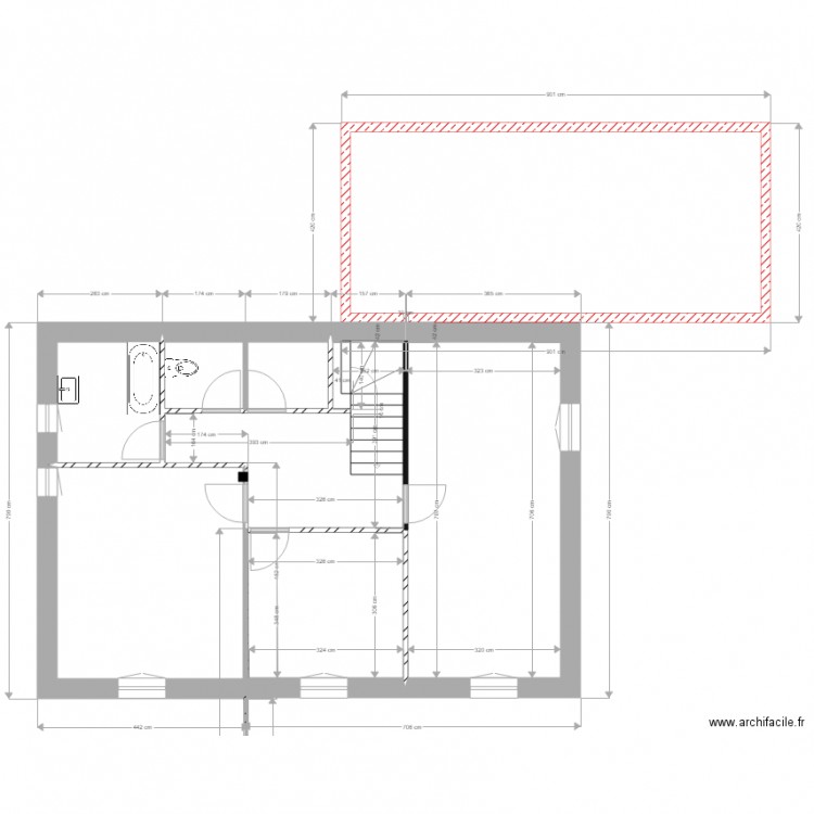 pelletetage1cdatec. Plan de 0 pièce et 0 m2