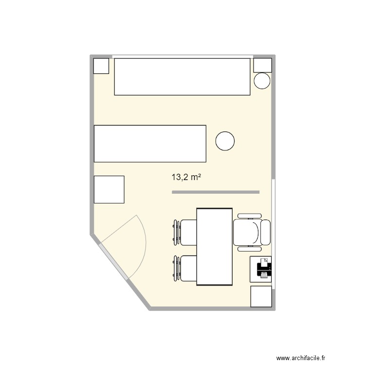 Cabinet 3. Plan de 0 pièce et 0 m2