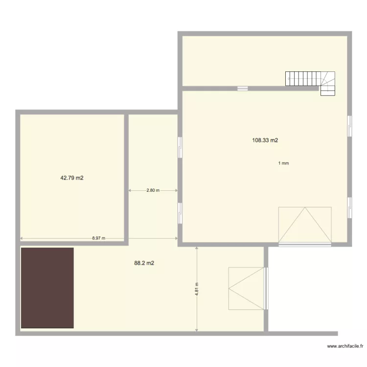 maison 2. Plan de 