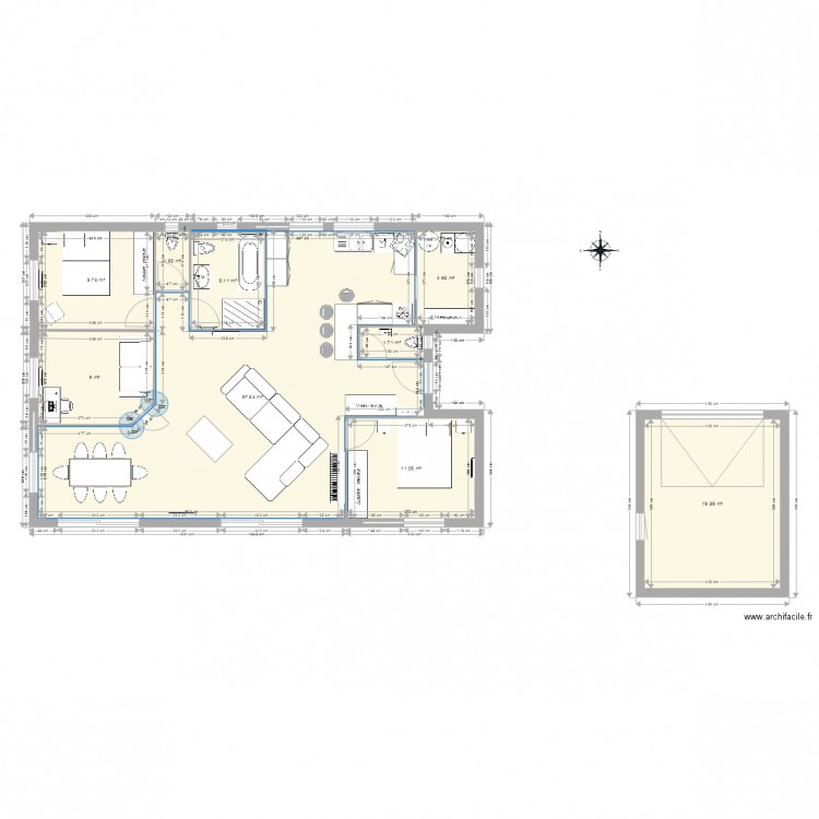 Maison 2. Plan de 0 pièce et 0 m2