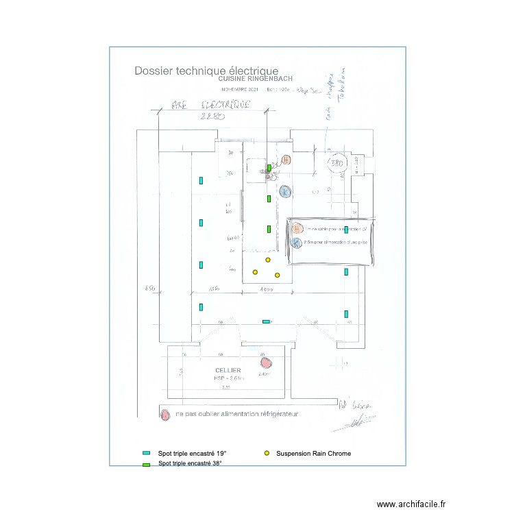 RINGENBACH Cuisine. Plan de 0 pièce et 0 m2