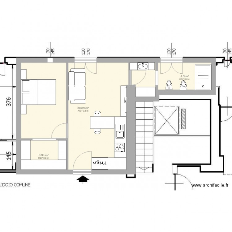 17 BENEDETTO MARCELLO. Plan de 0 pièce et 0 m2