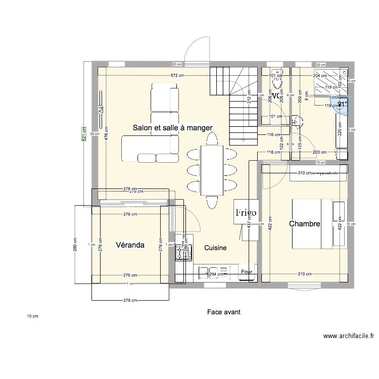 rez de chaussée cilaos. Plan de 0 pièce et 0 m2