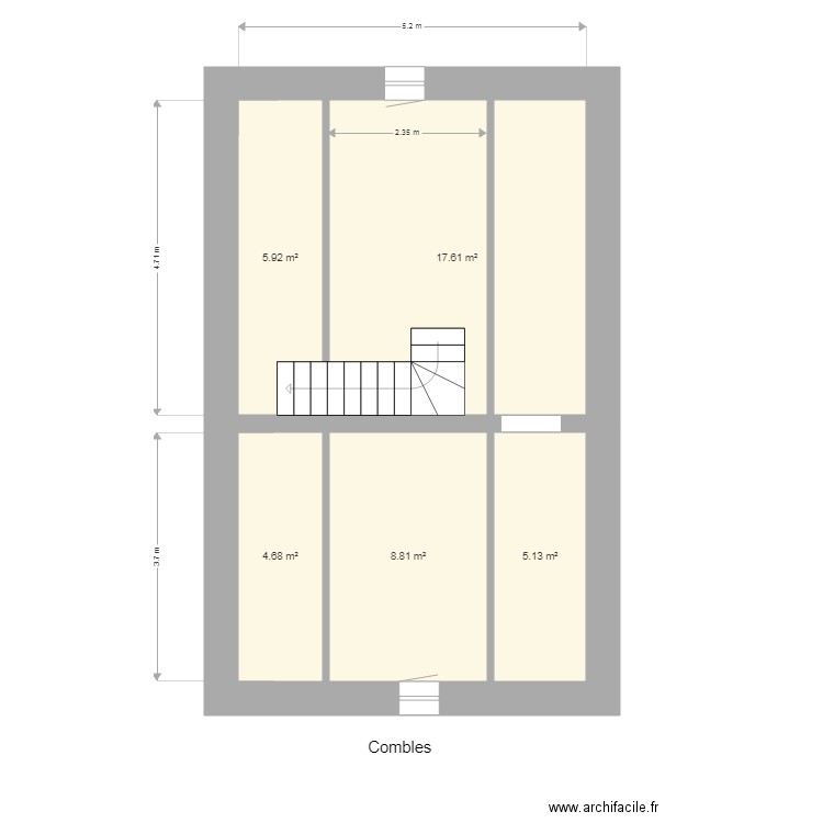 Maisoncelle en Brie Combles. Plan de 0 pièce et 0 m2