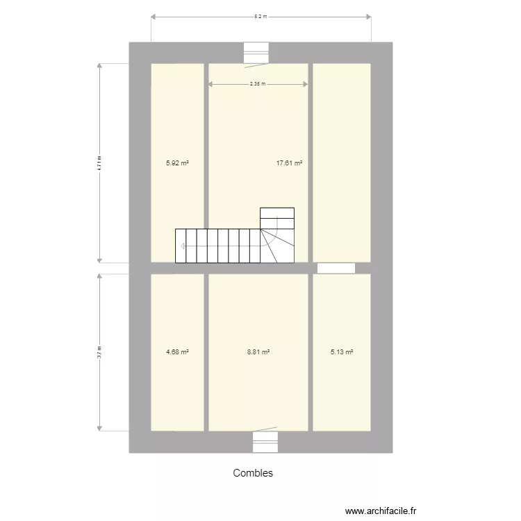 Maisoncelle en Brie Combles. Plan de Maisoncelle en Brie Combles. Plan de