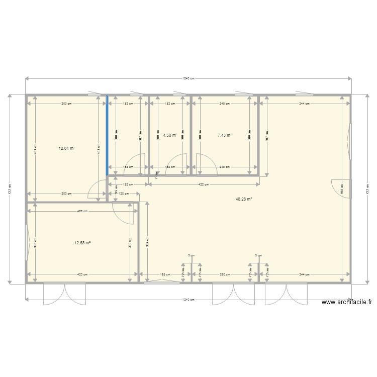 MODELLE JULIETTA PLAN DE BASE MODIFIE 2. Plan de 0 pièce et 0 m2