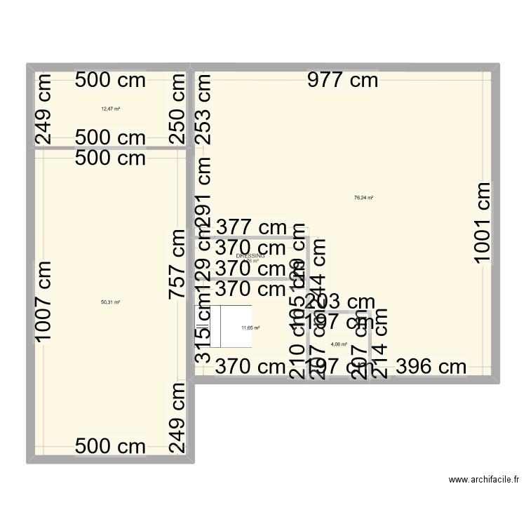 QUENTIN 3. Plan de 6 pièces et 159 m2