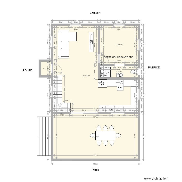 voilà. Plan de 0 pièce et 0 m2