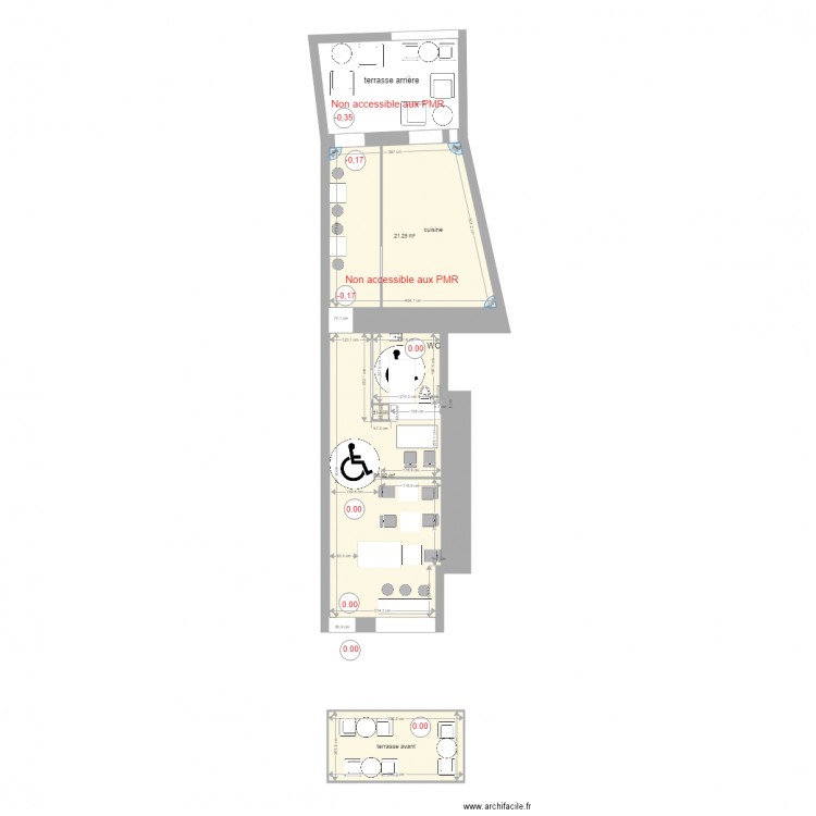 plan ACCESSIBILITE 24 10 2016. Plan de 0 pièce et 0 m2