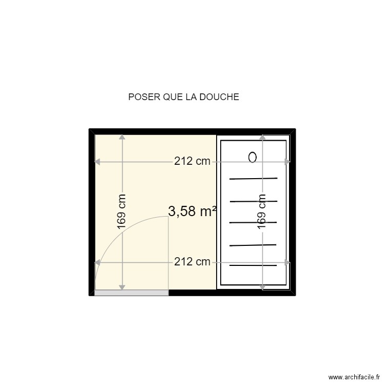 MONTSEILLER CHRISTIAN . Plan de 1 pièce et 4 m2