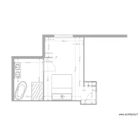 Chambre avec salle de bain