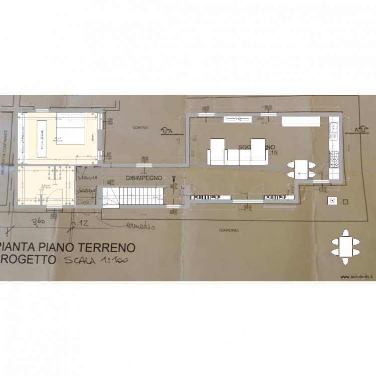 oscar. Plan de 0 pièce et 0 m2