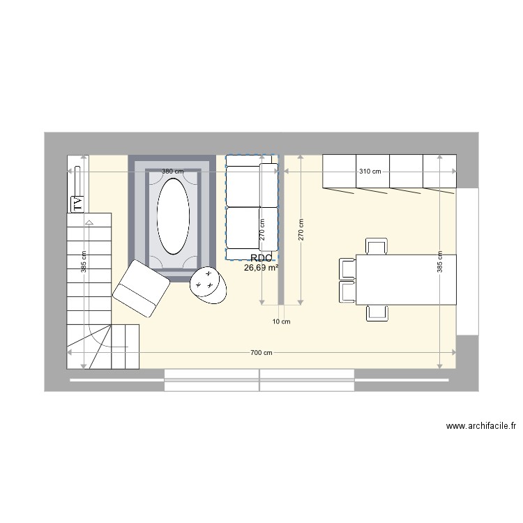 Studio 2. Plan de 0 pièce et 0 m2