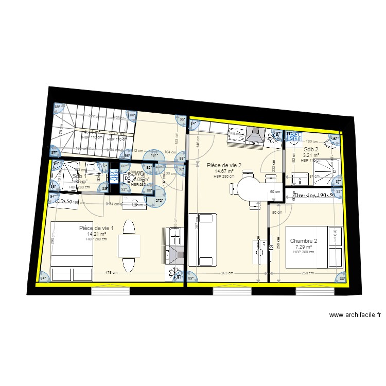 LEPERDIT V2. Plan de 0 pièce et 0 m2