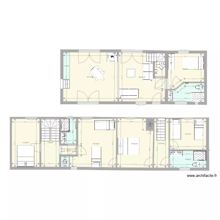 APPART MAD APRES BIS TER OPTION 2. Plan de 