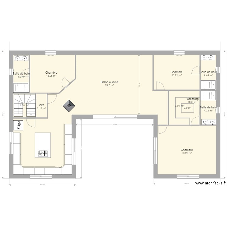 morel. Plan de 0 pièce et 0 m2