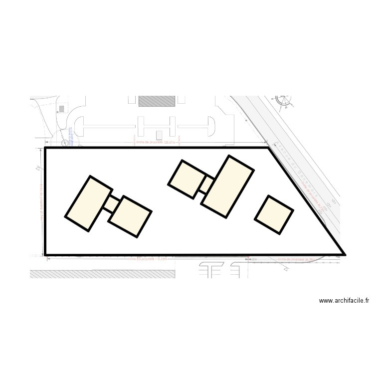 46718 croquis. Plan de 8 pièces et 37 m2