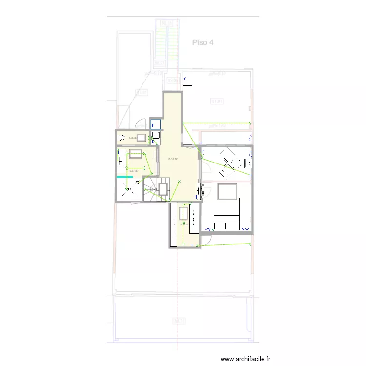 plan sotao 9 elec. Plan de 