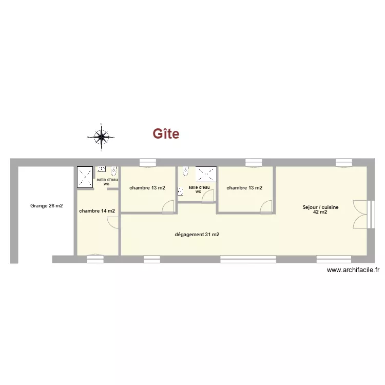 Van Hoogmoed  g&icirc;te. Plan de 