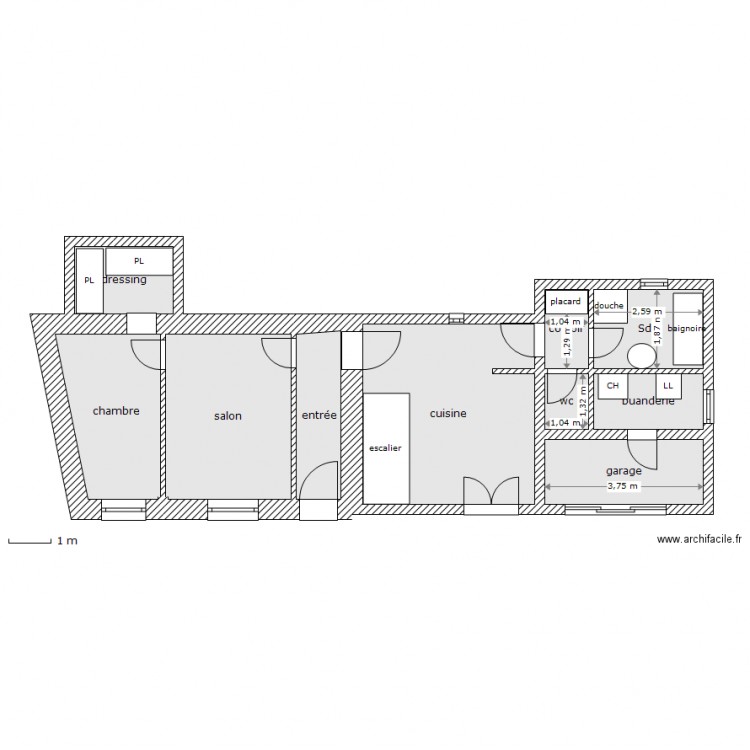 projet 2. Plan de 0 pièce et 0 m2