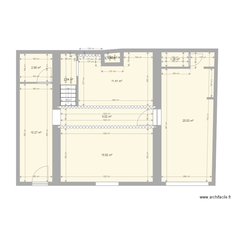 rez de chaussée. Plan de 0 pièce et 0 m2