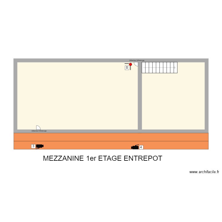 Mezzanine entrepot chateauvieux. Plan de 0 pièce et 0 m2