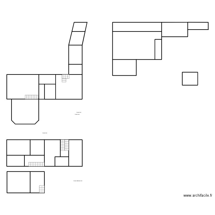 PLOMODIERN QUEMENEUR. Plan de 11 pièces et 110 m2