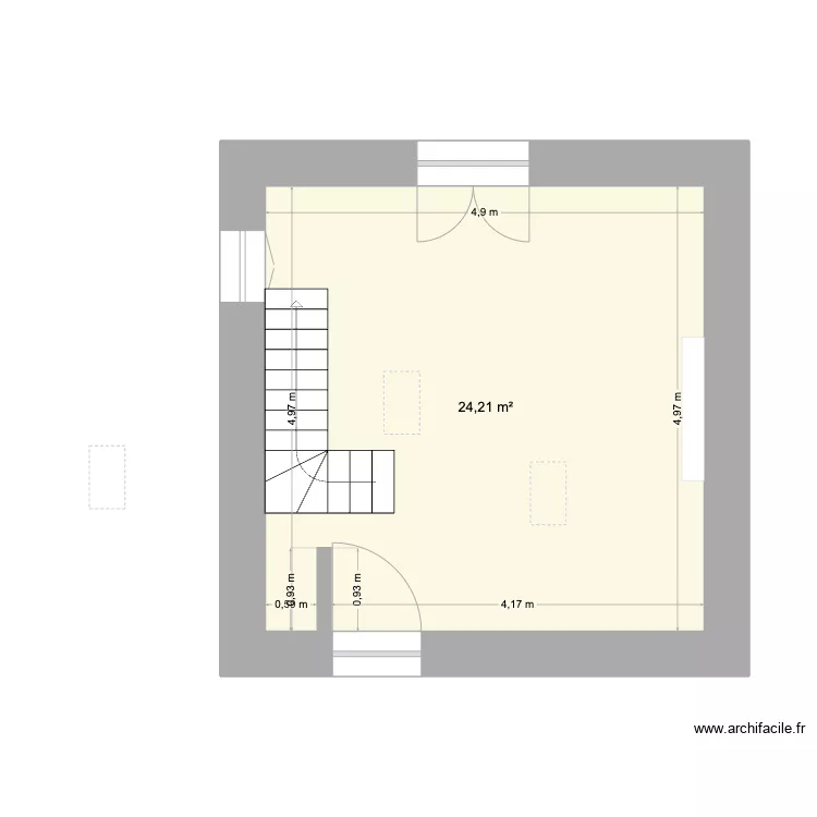 TOUR S&eacute;jour +. Plan de 