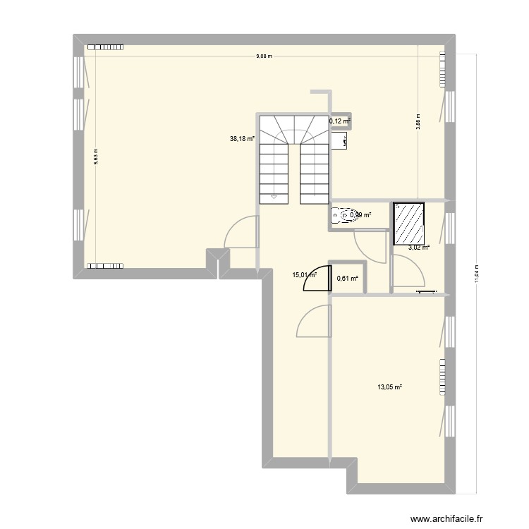 Paillard - Issy modifi&eacute;. Plan de 0 pièce et 0 m2