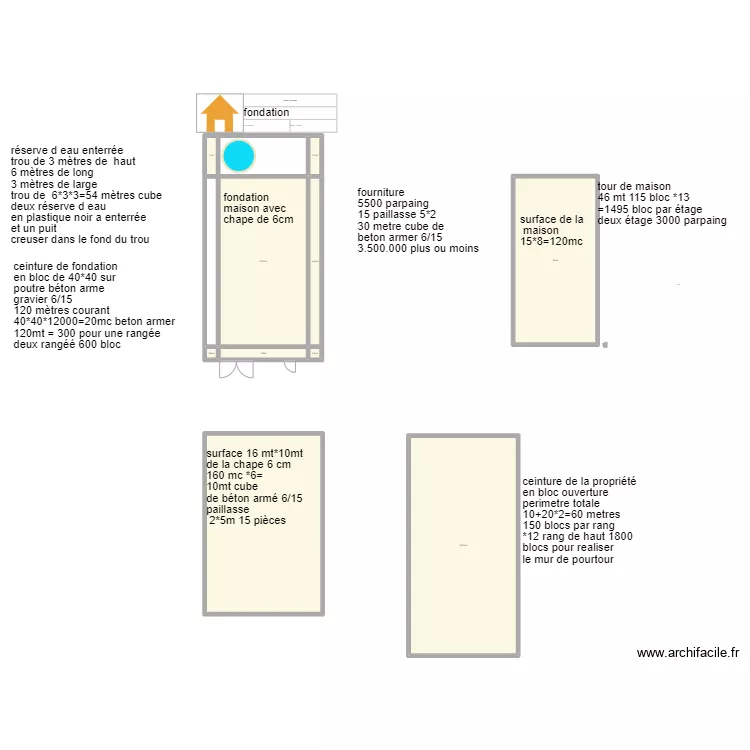 yaounde maison . Plan de yaounde maison . Plan de