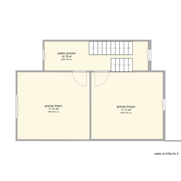 2 eme etage plan louise 2. Plan de 0 pièce et 0 m2