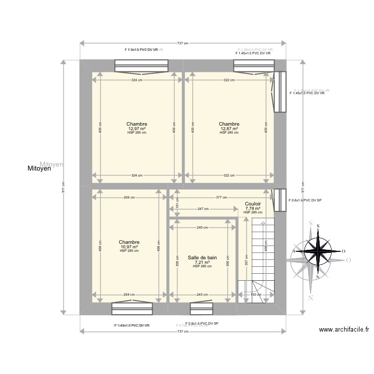 Cite de Riviere. Plan de 0 pièce et 0 m2
