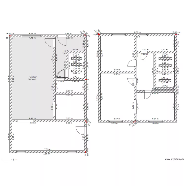 RDC ETAGE 1. Plan de RDC ETAGE 1. Plan de