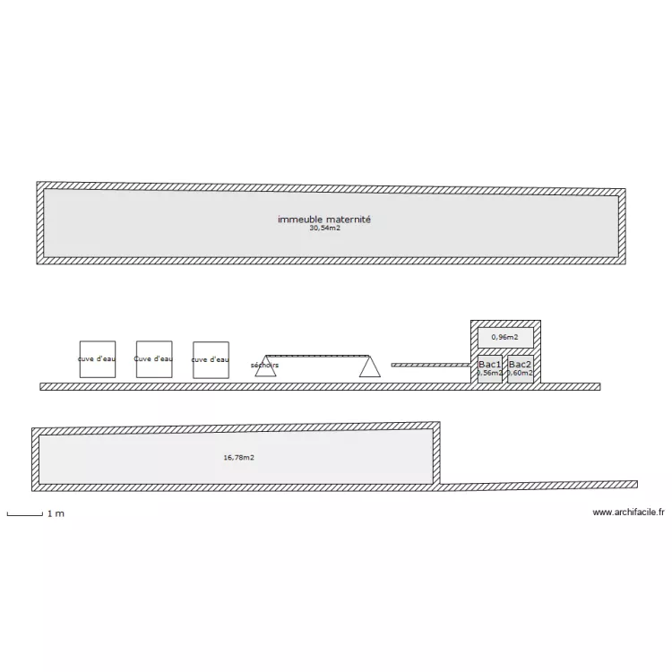 bac à laver. Plan de bac à laver. Plan de