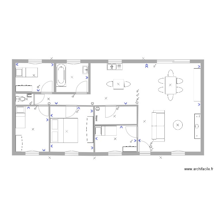 3MaisonHollidays. Plan de 0 pièce et 0 m2