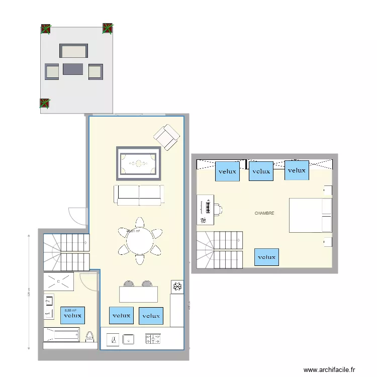 DEFACQ ETAGE 3. Plan de DEFACQ ETAGE 3. Plan de