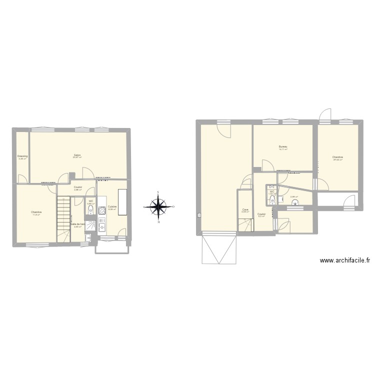 Etage 1. Plan de 0 pièce et 0 m2