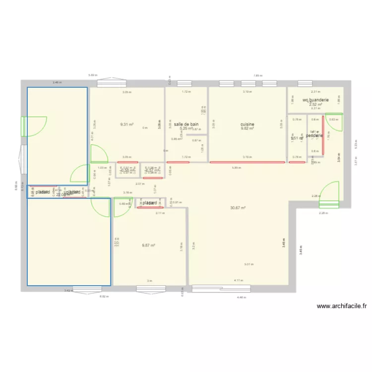 maison de sophie v1. Plan de 