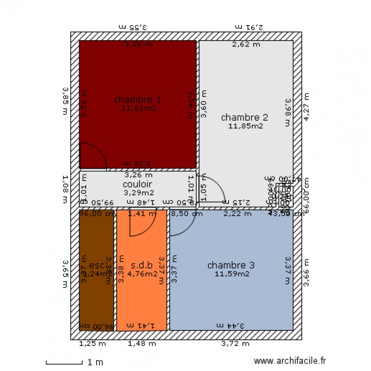 maison ottmarsheim etage. Plan de 0 pièce et 0 m2