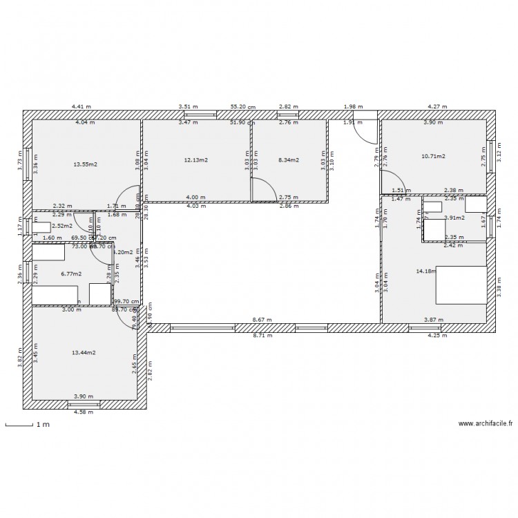 plan définitif. Plan de 0 pièce et 0 m2