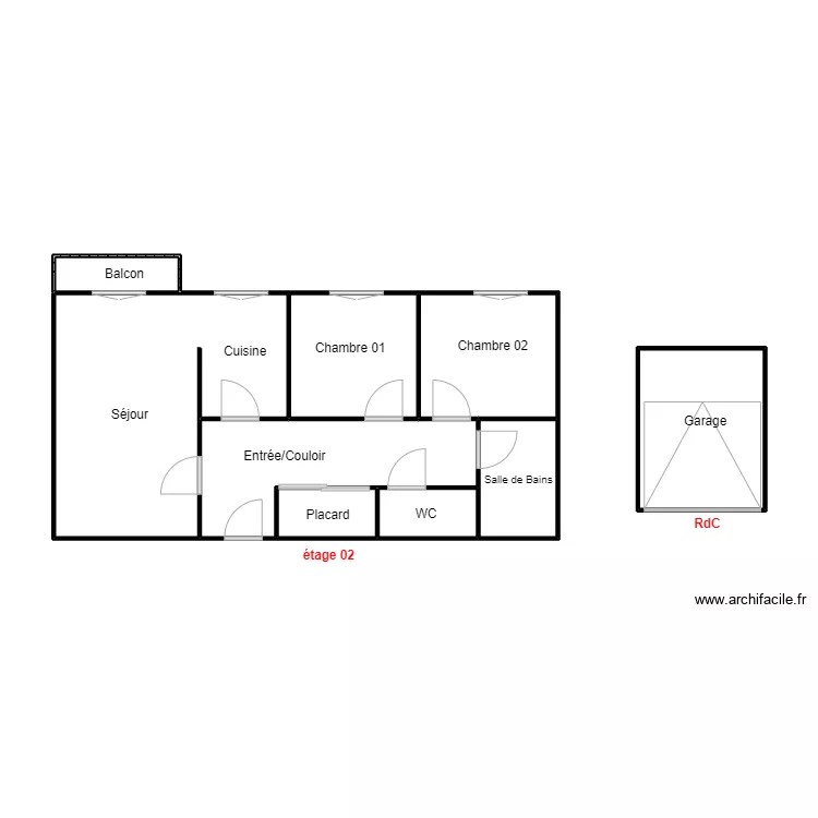 VAULEON ST ARMEL. Plan de 