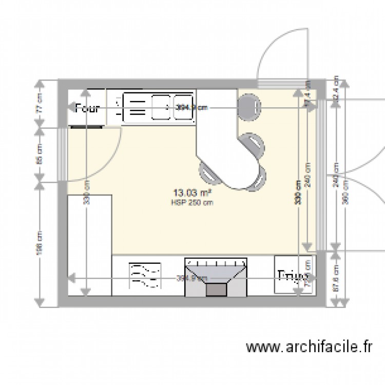 verdi cuisine. Plan de 0 pièce et 0 m2