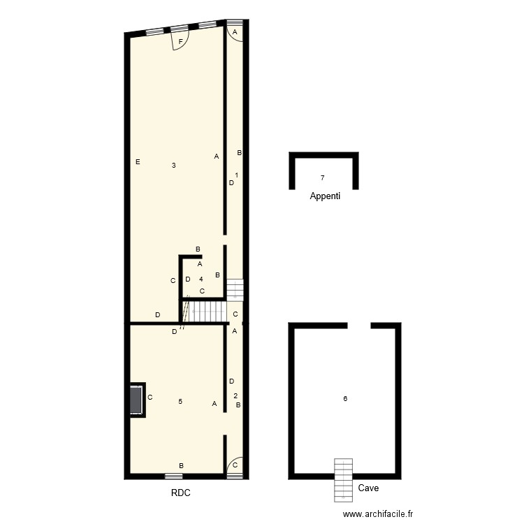 195269 DOS SANTOS. Plan de 0 pièce et 0 m2