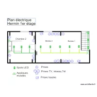 plan elect hermin etage