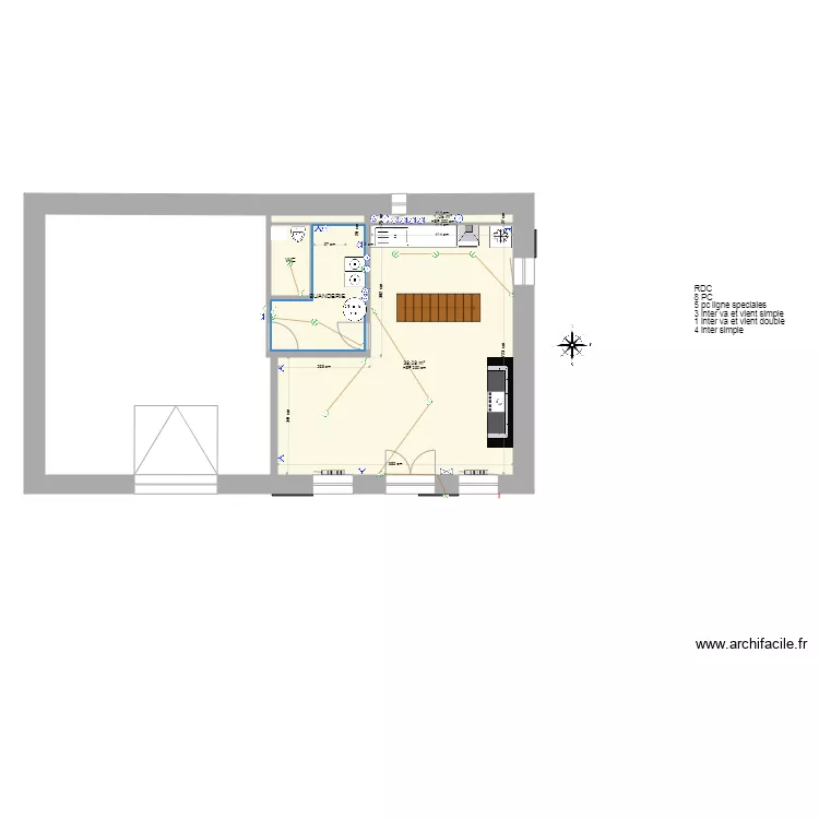 plan douilloux RDC Ok ELEC. Plan de 