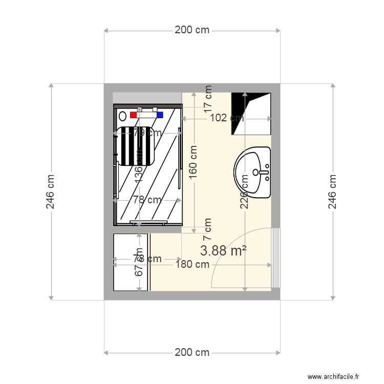 PHilippe viviane opheor projet V2. Plan de 0 pièce et 0 m2