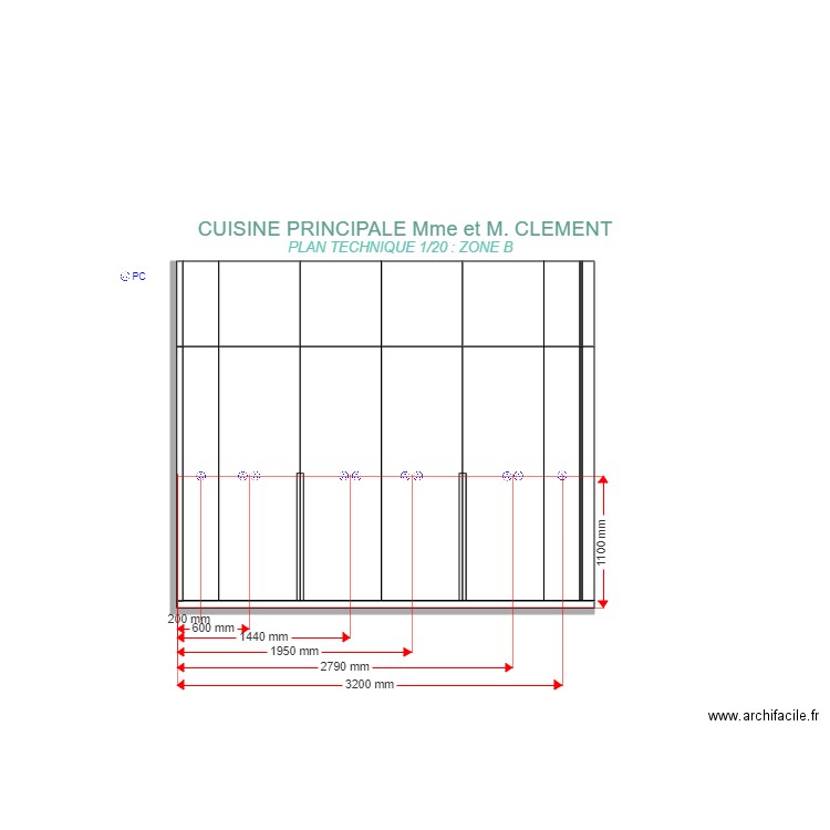 PLAN TECHNIQUE CLEMENT ZONE B. Plan de 0 pièce et 0 m2