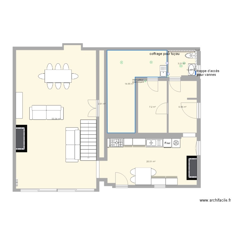 CASTAING. Plan de 0 pièce et 0 m2