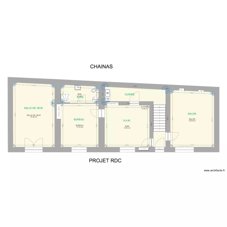 PLAN RDC CHAINAS. Plan de 